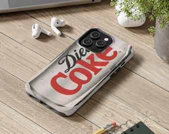 Funda resistente para teléfono con diseño de lata de Coca-Cola Light - Funda para iPhone, Samsung y otros dispositivos para fanáticos de Coca-Cola Light - Regalo para fans de Coca-Cola Light