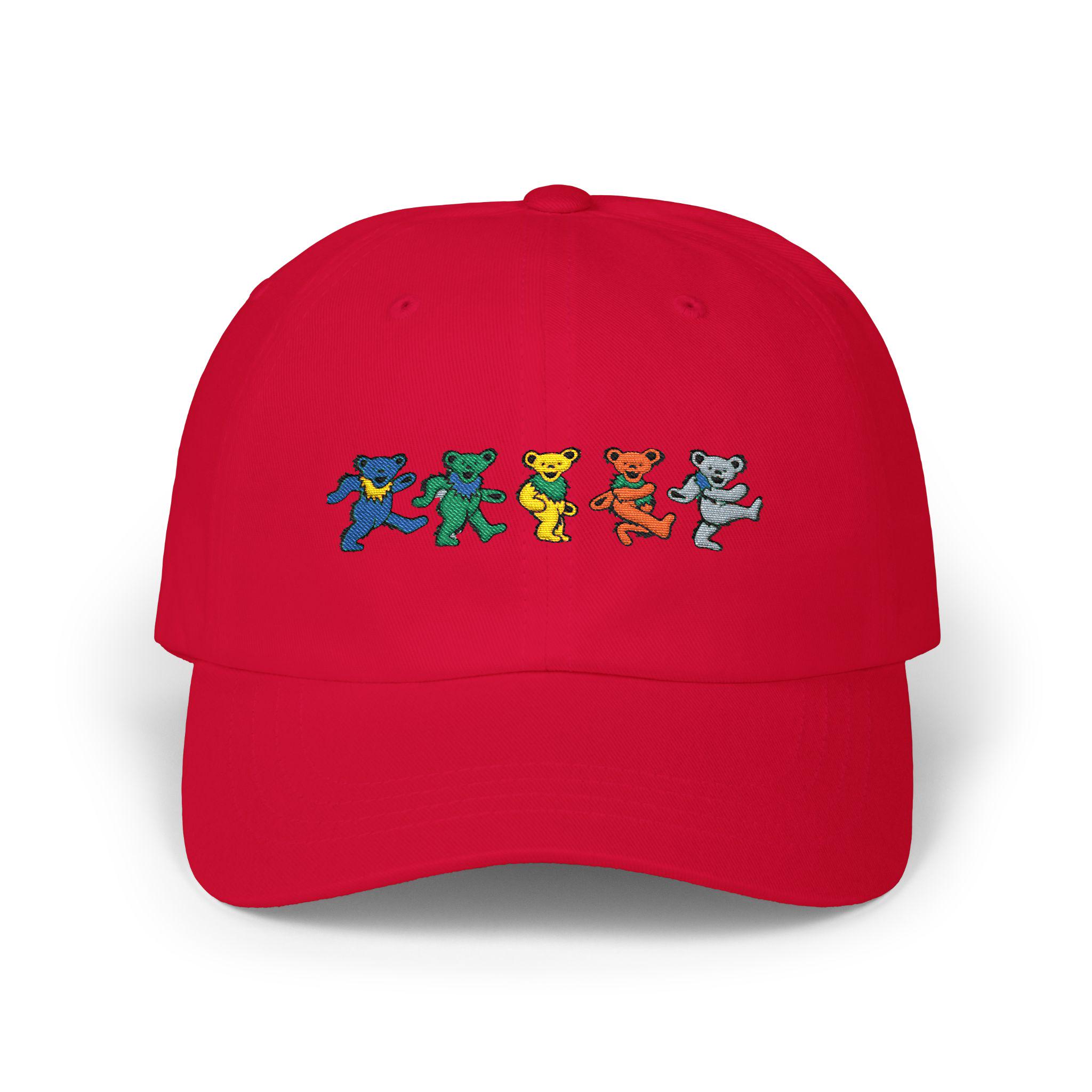 NWOT Minn Dead Original Dancing Bear Cap Amazon.com: Dancing Bear Golfing Steal Your Face 5 Panel Hat  main image 3