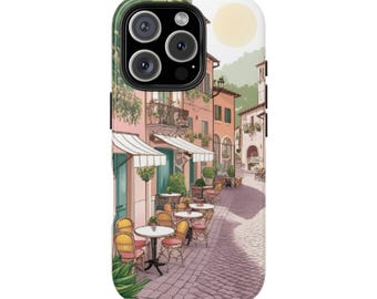 Stoere telefoonhoes Italië scene, Samsung-hoesje Italië liggend Italië Iphone/Samsung-hoesje, mooi telefoonhoesje Italië