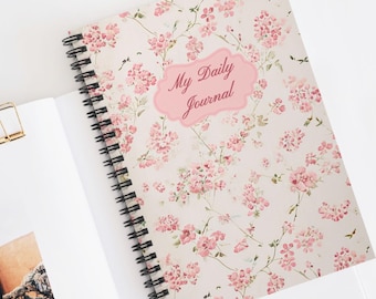 My Daily Journal ~ Spiral Notebook | Daily Diary | Everyday Journal | Daily Notebook & Planner