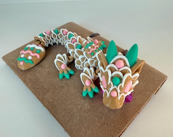 Adorable 3D printed Easter themed Cookie Dragon