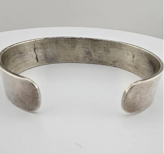 Sterling Silver Roadrunner Overlay Cuff Bracelet … - image 9