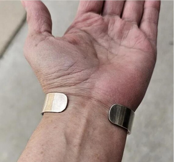 Sterling Silver Roadrunner Overlay Cuff Bracelet … - image 7