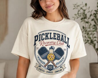 Camiseta del Club de Recuperación de Pickleball / Camiseta divertida de Pickleball