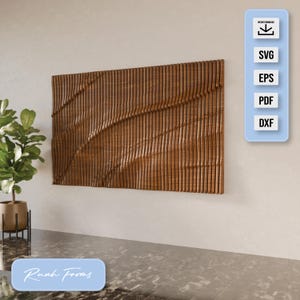 Parametric Wall Art CNC/Laser Cut File: Geometric Home Decor (Digital Download