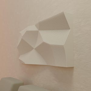 Modern Parametric Wall Art Download | Laser Cut svg dxf eps pdf Files for CNC, Laser Cutting, Wood Wall Decor, functional wood wall art