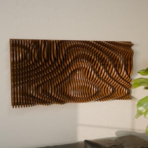 Laser Cut Parametric Wall Art File: CNC Ready, Wood Decor (Digital Download