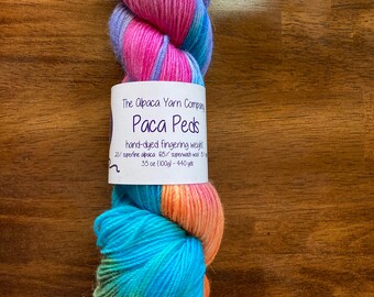 Tahitian Treat Paca Peds Hand-dyed Sock Yarn