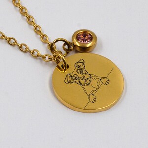 Custom Engraved Dog Breeds Necklace, Dog Jewelry, Dog Mom Necklace, Custom Dog Necklace, Pet Name Jewelry