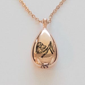 Dog Necklace – Personalized Pet Jewelry, Dog Lover Gift, Paw Print Pendant, Custom Name Necklace