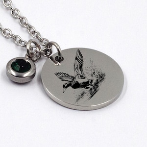 Duck Necklace – Cute Duck Pendant for Animal Lovers, Dainty Farm Animal Jewelry, Gift for Her,Minimalist Bird Necklace,Nature Inspired Charm