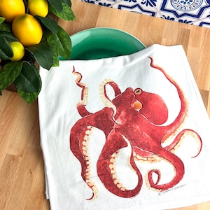 Octopus Tea Towel