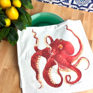 Octopus Tea Towel