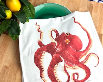 Octopus Tea Towel