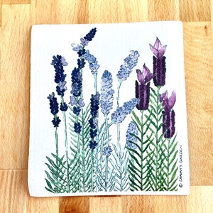 Lavender Swedish Dishcloth