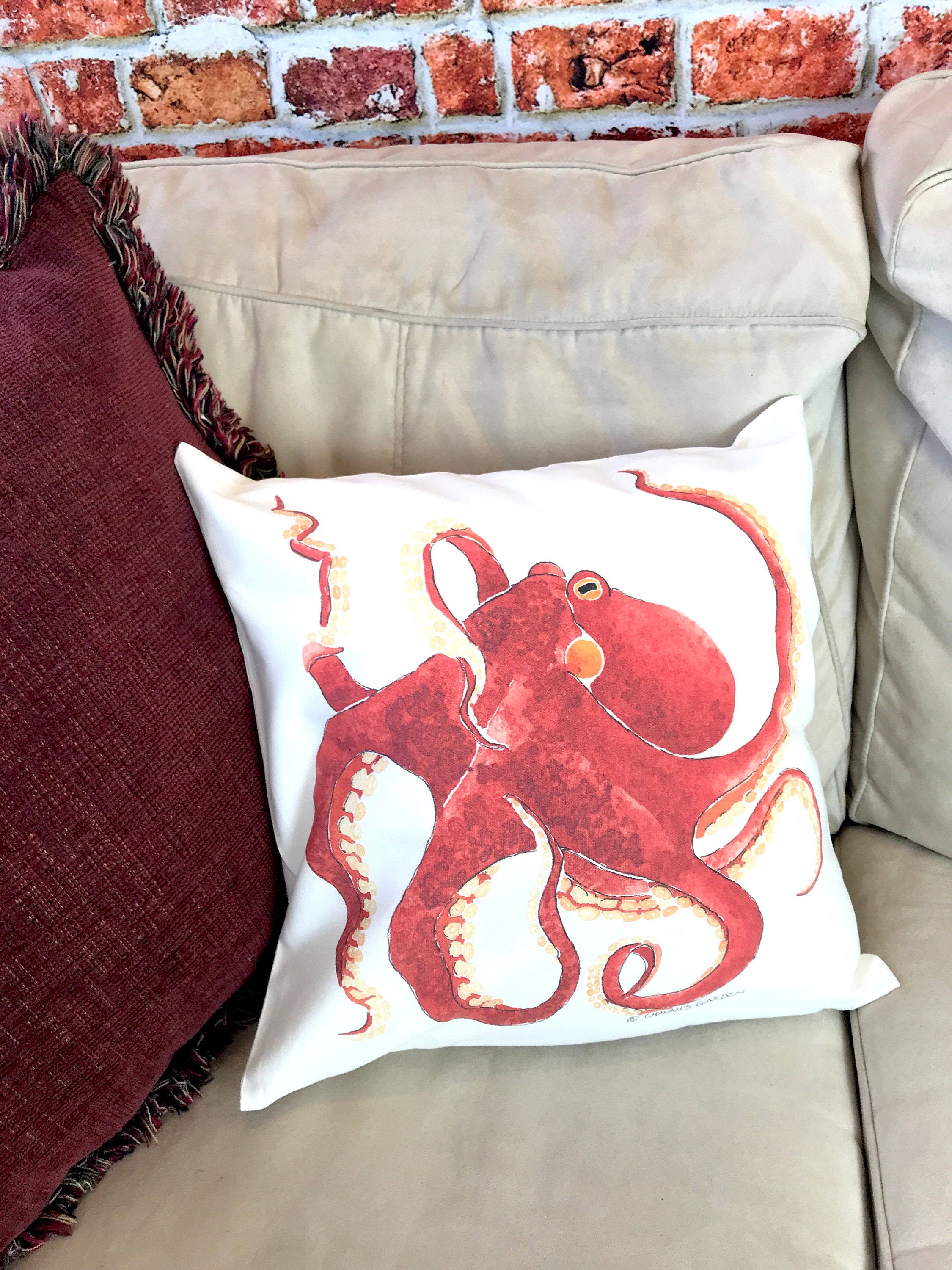 octopus cushion