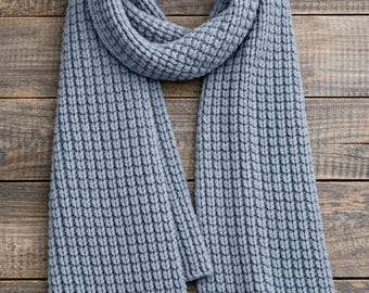 Bufanda Meadow — Patrón de tejido (PDF) de The Gingham Bow™