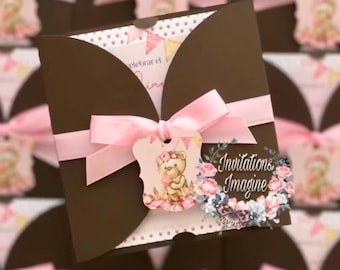 Invitaciones de cumpleaños de osos