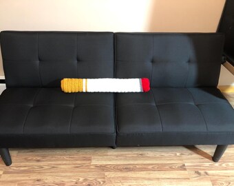 Crochet Cigarette Blanket Throw