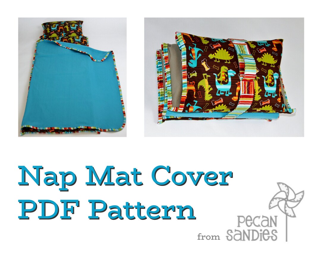 Nap Mat Cover PDF Pattern Sewing Tutorial for Kindermat Cover With