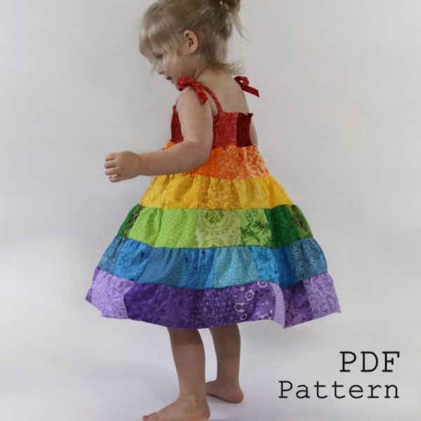 Patchwork Dress Pattern Etsy