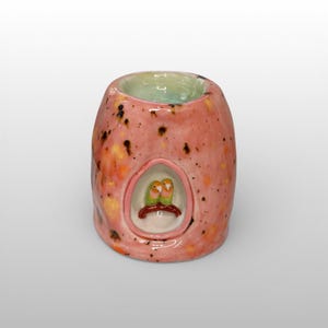Hand Built Oil Burner, Wax melt, tea light holder