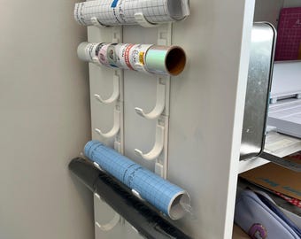 Percha para rollos de vinilo