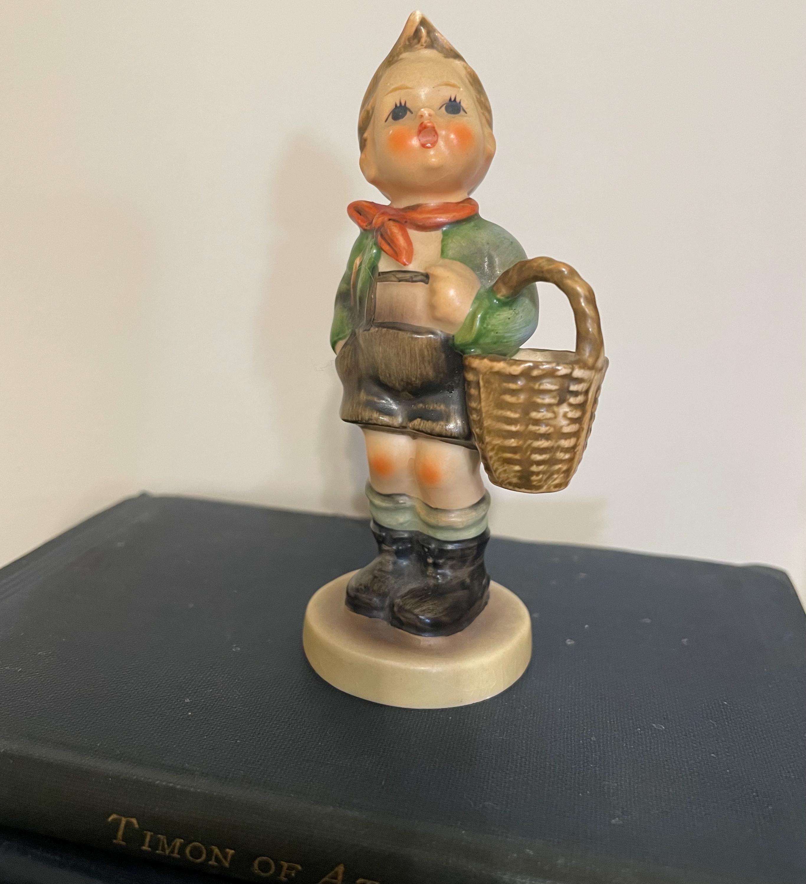 Goebel Hummel Village Boy With Basket Made in West Germany - Etsy