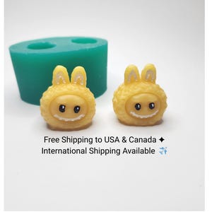 Silicone Monster Candle Mold – Halloween Candle Making Mold for Wax & Concrete DIY Decor