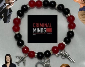 Criminal Minds Charm Bracelet: FBI Detective Gift