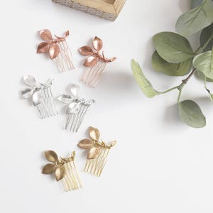 Twigs and Leaves Mini Hair combs, Wedding or bridal hair comb for Boho Wedding, hair jewelry, hair pin, hair accessory