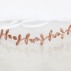 Petite Leaves - A crown headband of little Rose Gold leaves, Boho Headband, Crown, Halo, Boho wedding accessory, flower crown, hair, bridal