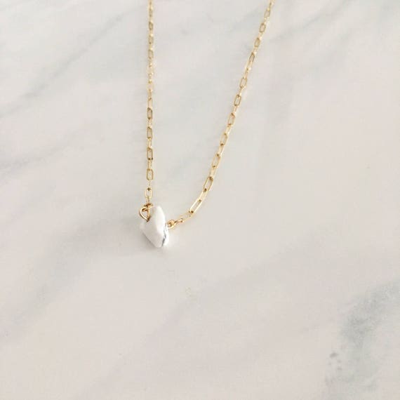 White howlite necklace sale
