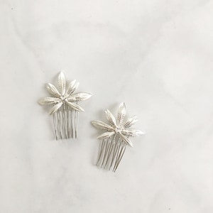 Art Deco Sunburst Mini Combs, Bridal Hair Piece, Wedding Hair Piece, barrette, hair pin, head piece image 9