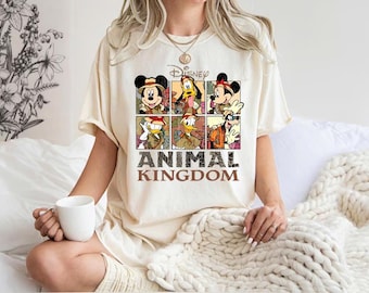 Animal Kingdom Mickey and Friends Comfort Colors Shirt, Disney Vintage Safari Mode Shirt, Disney Animal Kingdom Family Trip Shirt