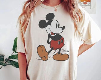 Comfort Colors Mickey Mouse Shirt, Disney Mickey Shirt,Mickey Pose Shirt, Disney Shirt,Classic Mickey Pose Shirt,Disney Gift,Disney Trip Tee