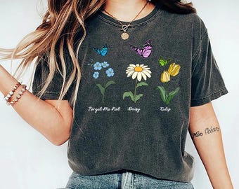 Subtle FDT T-Shirt, Anti Trump Shirt, Forget Me Not Daisy Tulip Tee, Feminist Gift, Equality Matters, Political Unrest, Subtle Tee