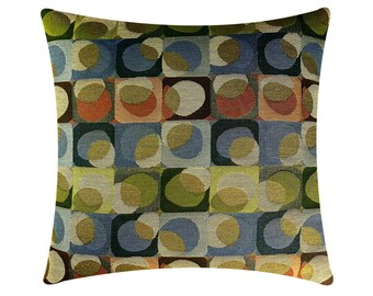 New Arrival: Kat Retro Geometric Pillow Cover | Throw Sofa Pillows | Lumbar Pillows | Mid Century Home Decor | Mother's Day Gift