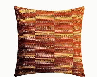 New Arrival: Willow Textured Throw Pillow Cover | Rust Pillows | Sofa Pillows | Spring Home Decor | Mother's Day Gift