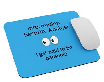 Information Security Analyst Funny Computer Mouse Pad Computer Gift
