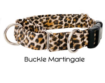 Collar Martingale con Hebilla - Tú eliges la tela, Collar Martingale con Hebilla para Perros, Collar de Entrenamiento para Perros