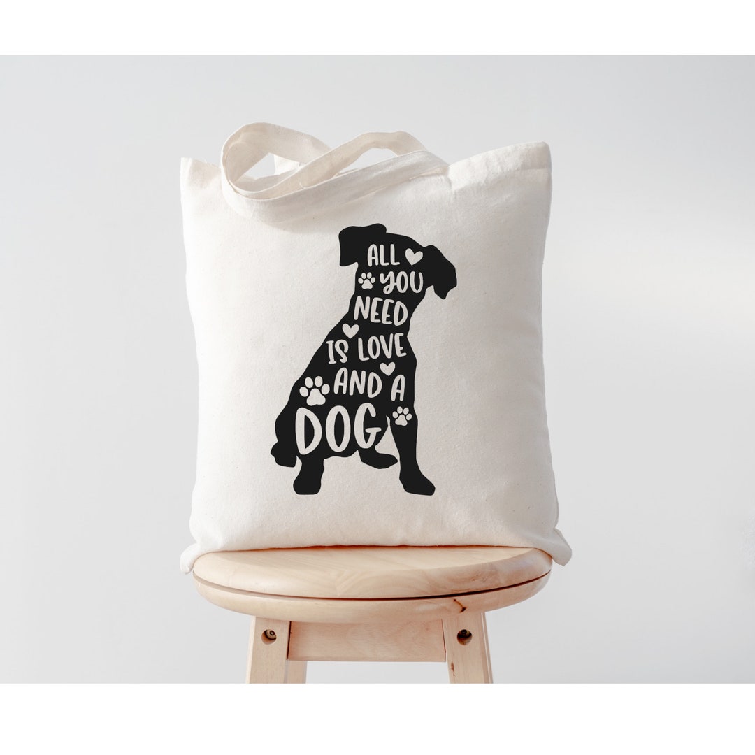 Gift Base Custodia Passaporto In Ecopelle – 'All You Need Is Love E Un Cane' – Adatta A Passaporti Standard 125x88 Mm