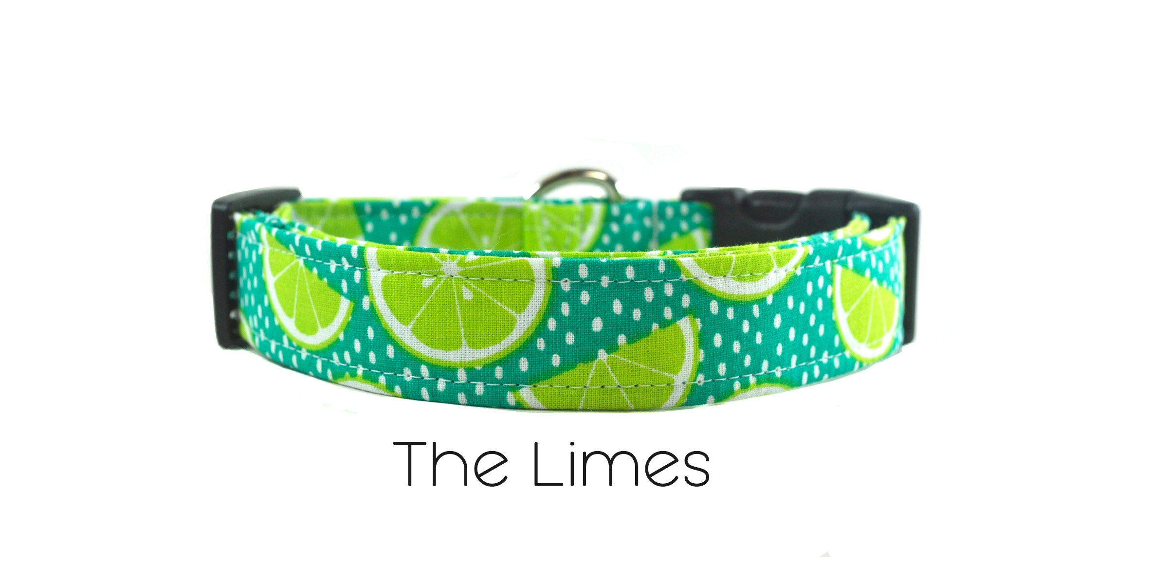 Green Citrus Dog Collar / The Limes / Novelty Dog Collar / Etsy