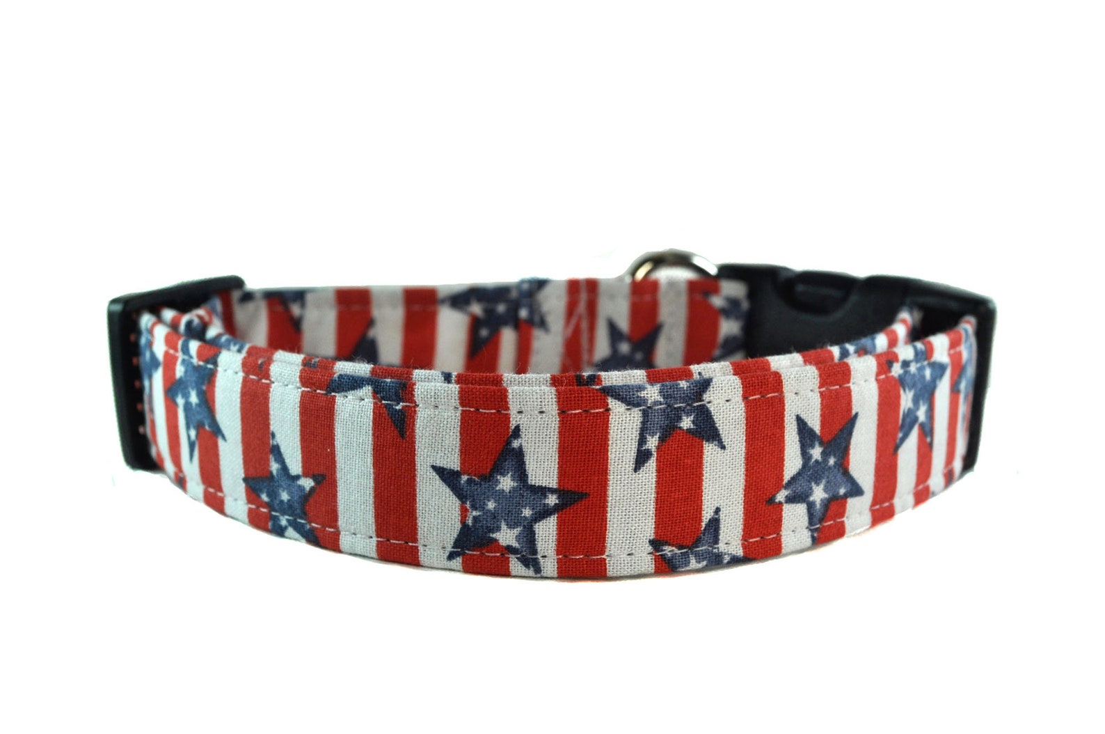 Patriotic American Flag Dog Collar The Justice Etsy