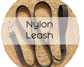 Nylon Dog Leash, Choose your color, width, and length