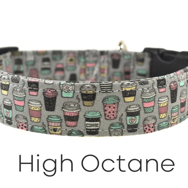 Coffee Cup Dog Collar - The High Octane