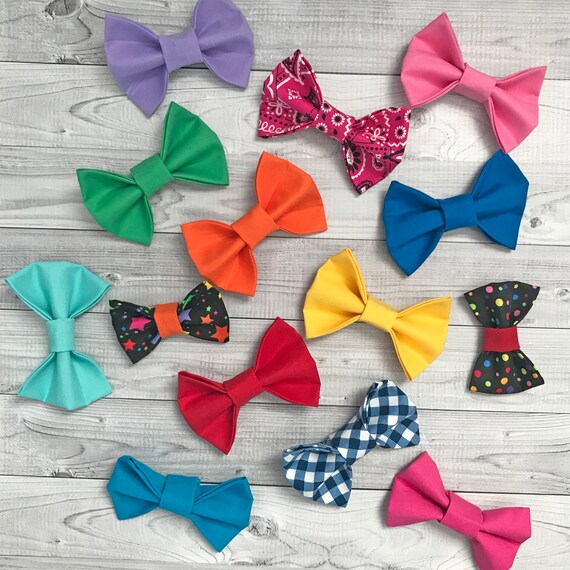 Pink Dog Collar Bow Tie Girl Bow Tie Boy Bow Tie the Pretty in