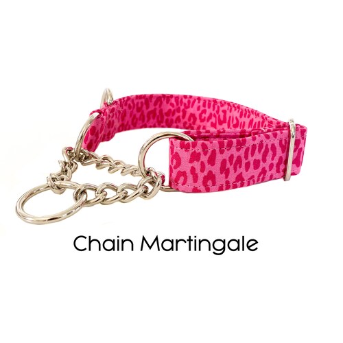 Buckle Chain Martingale Collar You Pick the Fabric Etsy