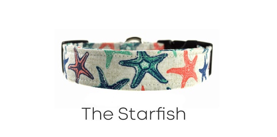 beach themed dog collars