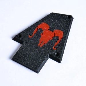 Cubierta de alma Ibanez personalizada para RG y JEM – Calavera de carnero (Rojo y negro)